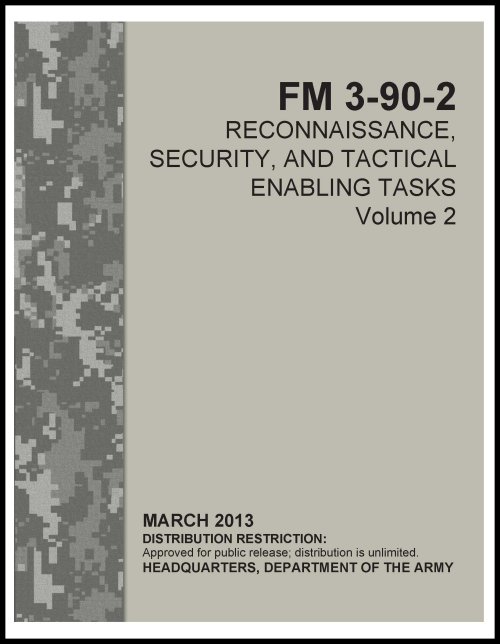 FM 3-90-2 Recon, Sec & Tactical Enabling Tasks, Vol 2 - 2013